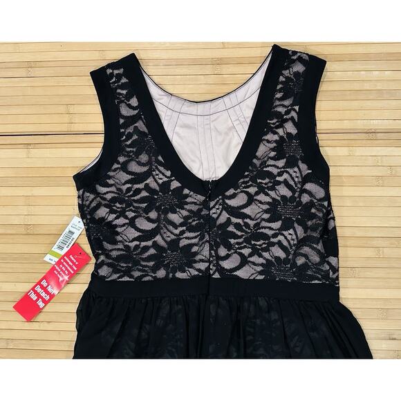 Nightway NEW Sparkle Lace Chiffon Women’s 14 Formal Party Event Stellar - Picture 9 of 14